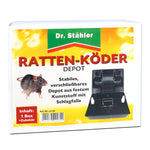 Dépôt d'appâts pour rats efficace avec piège à pression pour l'intérieur et l'extérieur - Silberkraft