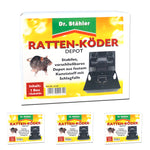 Dépôt d'appâts pour rats efficace avec piège à pression pour l'intérieur et l'extérieur - Silberkraft
