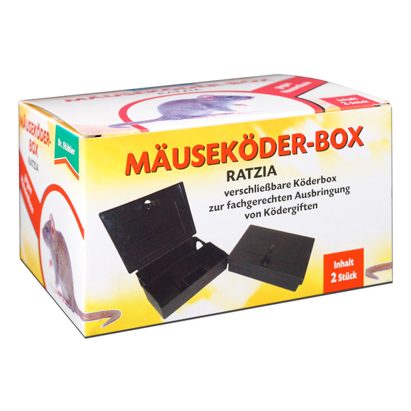 Boîte à appâts pour souris Ratzia : contrôle efficace des souris pour une utilisation intérieure et extérieure - Silberkraft