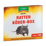 Boîte à appâts pour rats Ratzia : pour l'application professionnelle d'appâts pour rats à l'intérieur et à l'extérieur - Silberkraft