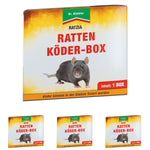 Boîte à appâts pour rats Ratzia : pour l'application professionnelle d'appâts pour rats à l'intérieur et à l'extérieur - Silberkraft