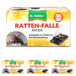 Piège à rats Ratzia : piège à pression pour un contrôle efficace des rats à l'intérieur et à l'extérieur - Silberkraft