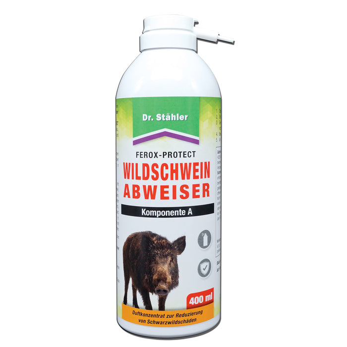 Ferox-Protect Wildschweinabweiser Spray - Komponente A für den Schutz vor Schwarzwildschäden - Silberkraft