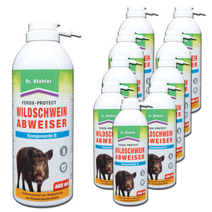 Ferox-Protect Wildschweinabweiser Spray - Komponente B für Schutz vor Wildschweine auf dem Grundstück - Silberkraft