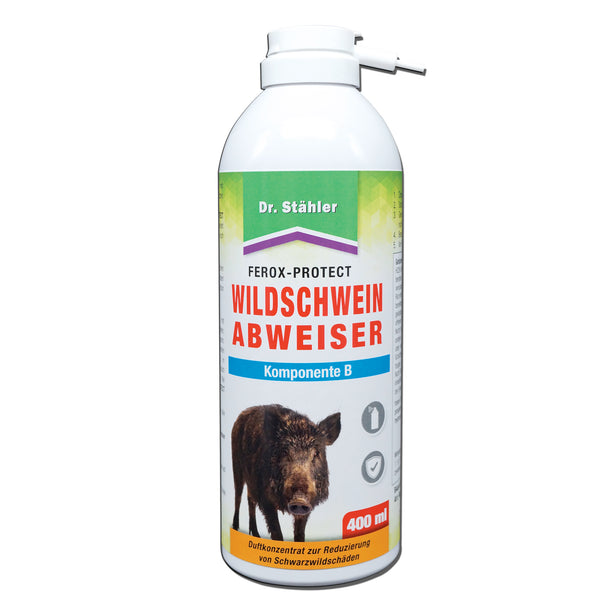 Spray répulsif contre les sangliers Ferox-Protect - composant B pour la protection contre les sangliers sur la propriété - Silberkraft