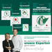 Les experts Patricia et Philipp se présentent devant divers produits utiles contre les insectes.