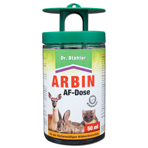Arbin AF Dose: Effektive Wildabwehr vor Rehwild, Rotwild, Hasen, Kaninchen und Mardern - Silberkraft