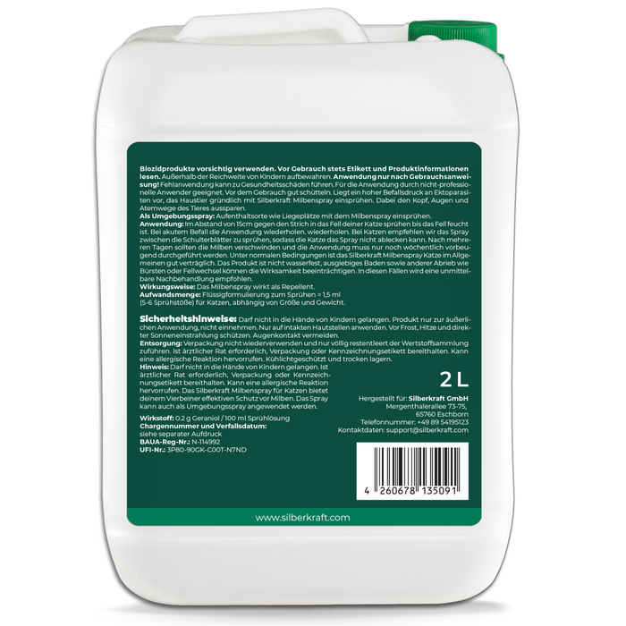 Spray anti-acariens pour chiens et chats