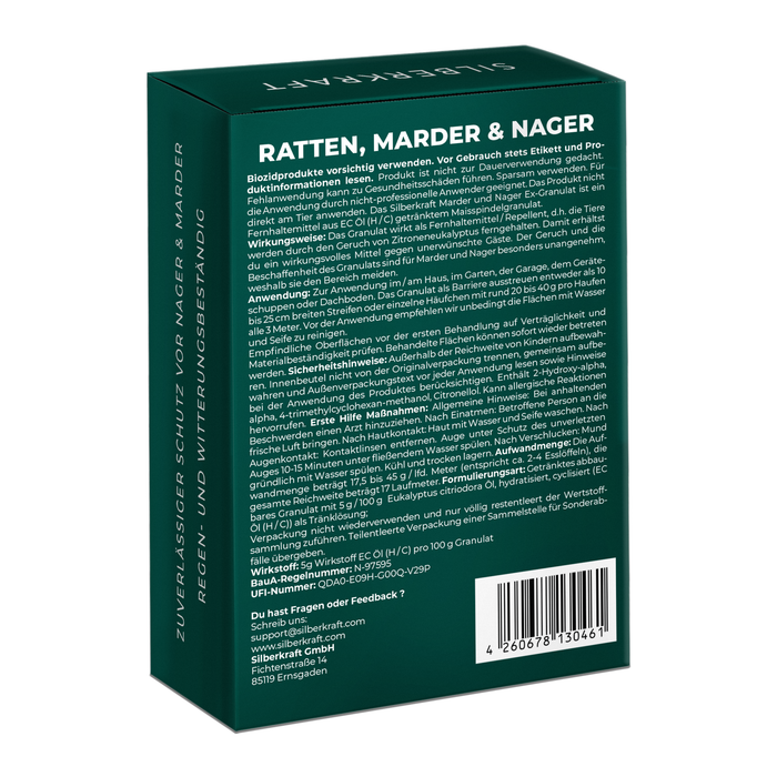 Rats, martres et rongeurs Ex Granules - Silberkraft
