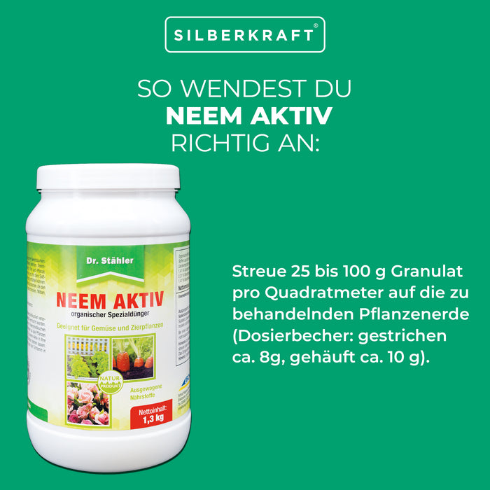 Neem Active : Granulés d'engrais spécial pour légumes et plantes ornementales