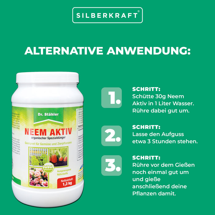 Neem Active : Granulés d'engrais spécial pour légumes et plantes ornementales