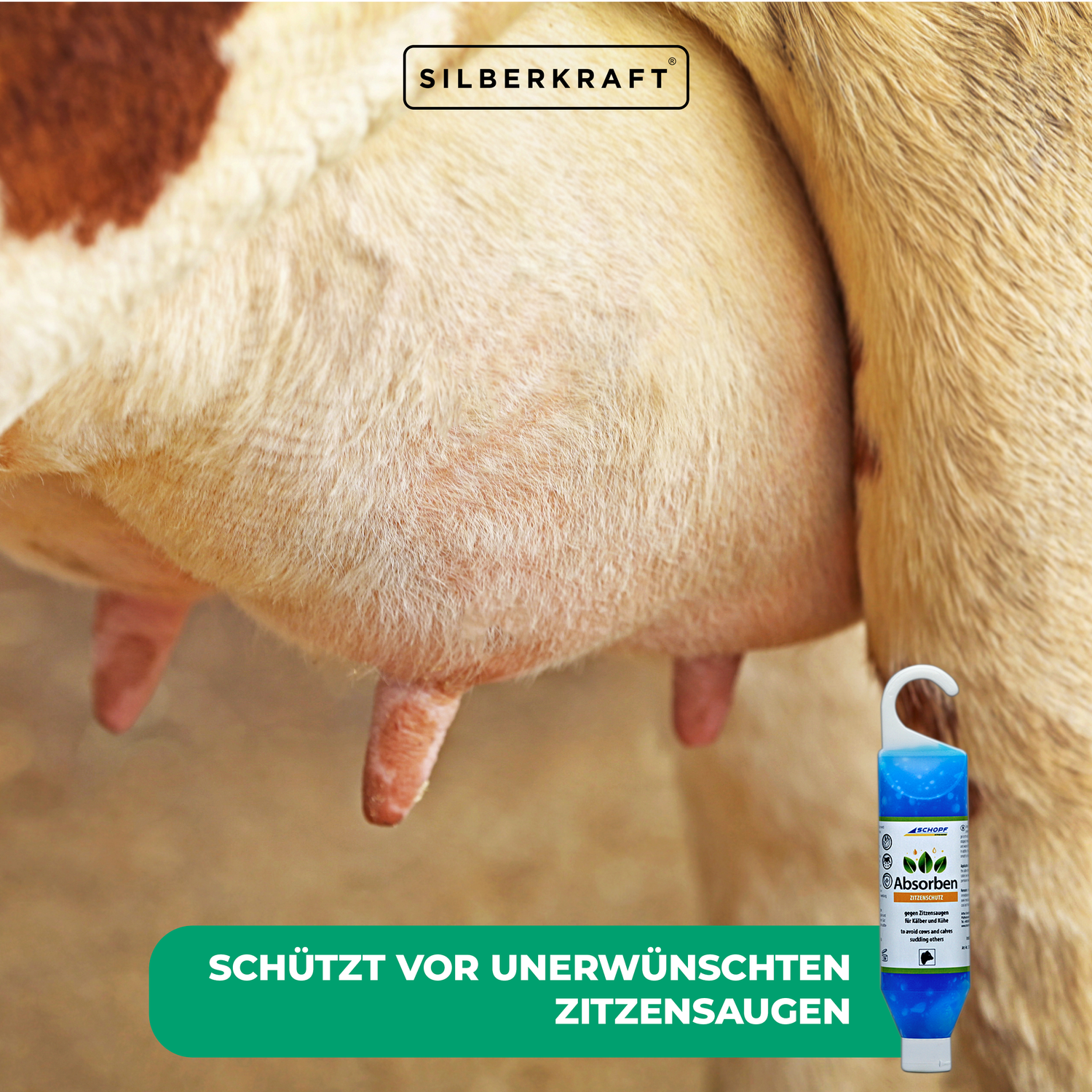 Absorben : Gel de soin du pis contre la succion des trayons pour veaux et vaches
