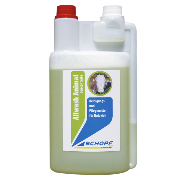 Allwash Animal Concentré : Détergent d'élevage très efficace pour le bétail