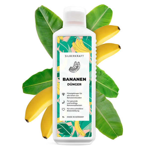 Engrais pour bananes - Engrais liquide minéral NPK avec azote - Engrais pour bananes - Silberkraft