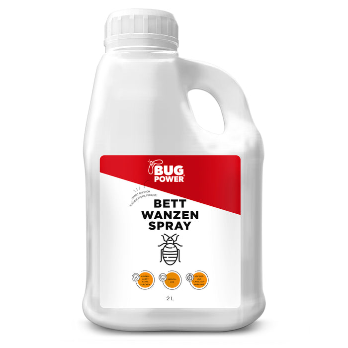 Spray anti-punaises de lit BugPower - efficace contre les punaises de lit et leurs larves