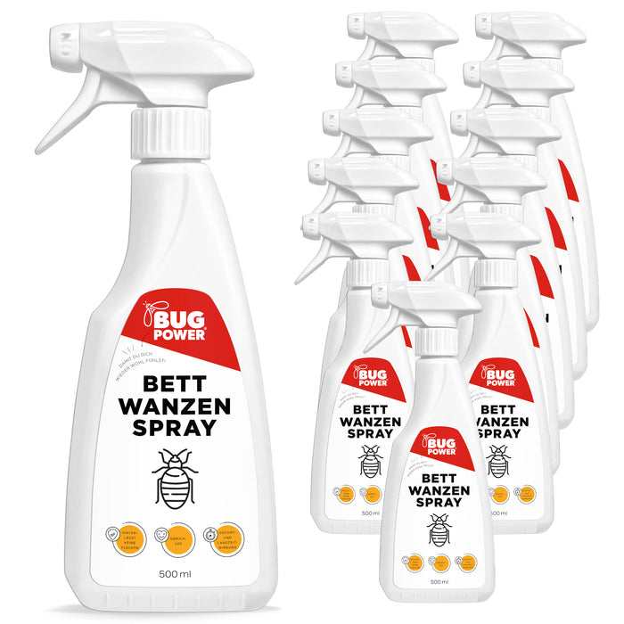 Spray anti-punaises de lit BugPower - efficace contre les punaises de lit et leurs larves