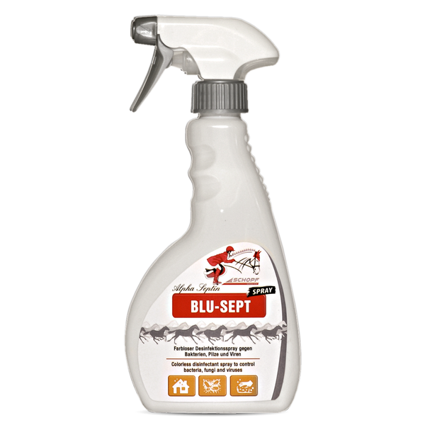 Spray désinfectant incolore efficace pour l'hygiène des écuries - Silberkraft