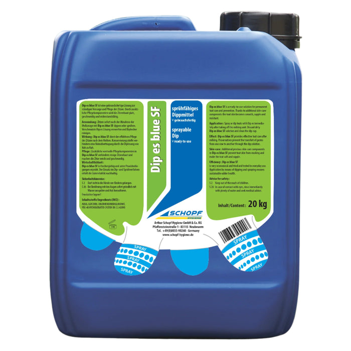 Dip es blue SF : bain de soin pulvérisable pour tétines résilientes