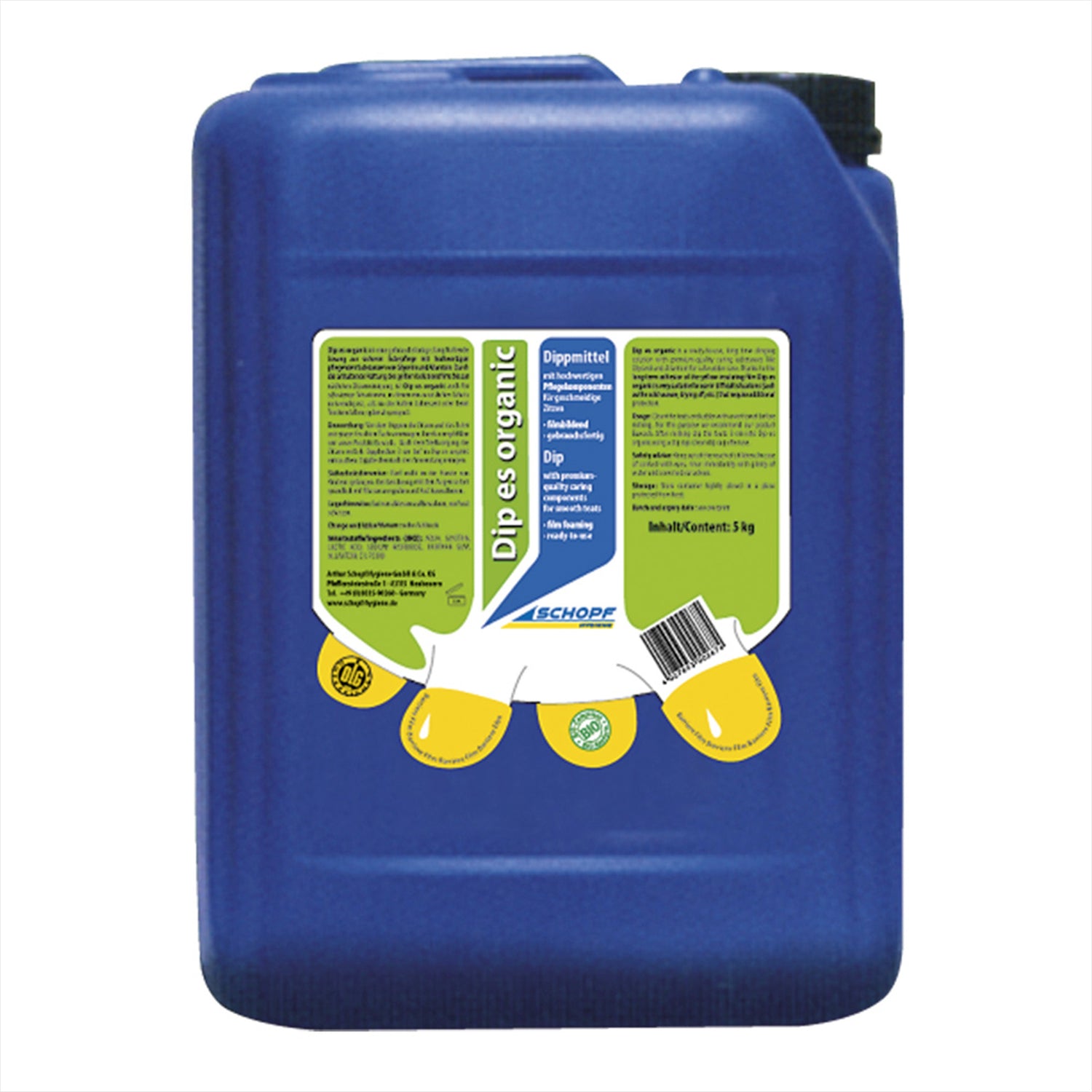 Dip's bio : agent de trempage de haute qualité prêt à l'emploi pour une peau de trayon soignée