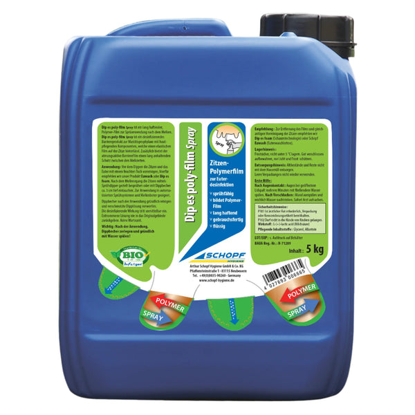 Dip's poly-film spray : film polymère pulvérisable pour une désinfection efficace de la mamelle - Silberkraft