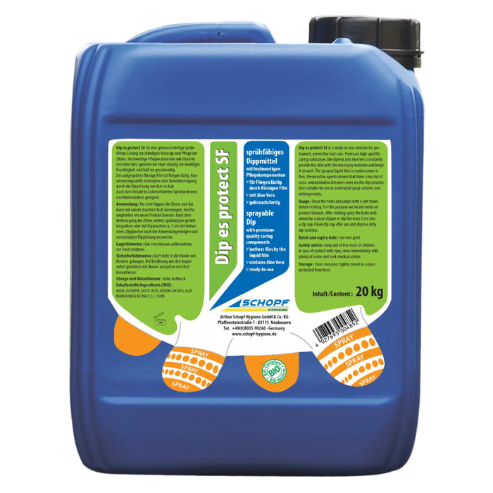 Dip es protector SF : Agent de trempage pulvérisable à l'aloe vera et barrière de protection contre les mouches