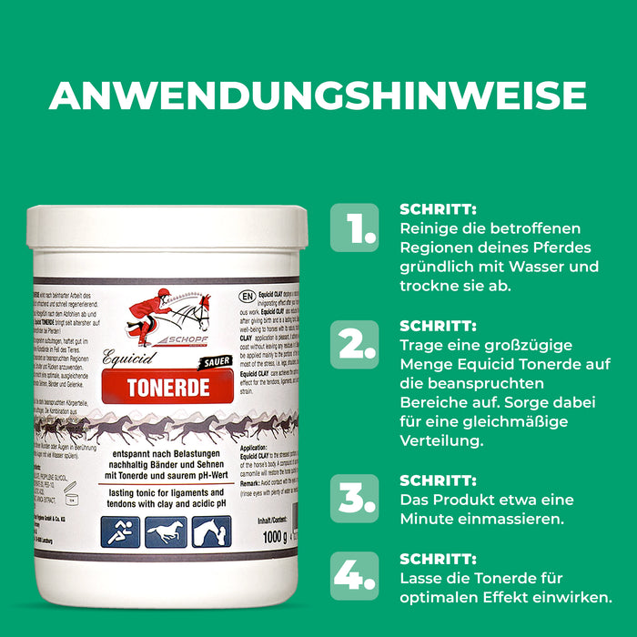 Equicid Clay : Soin rafraîchissant du cheval pour la détente et la régénération