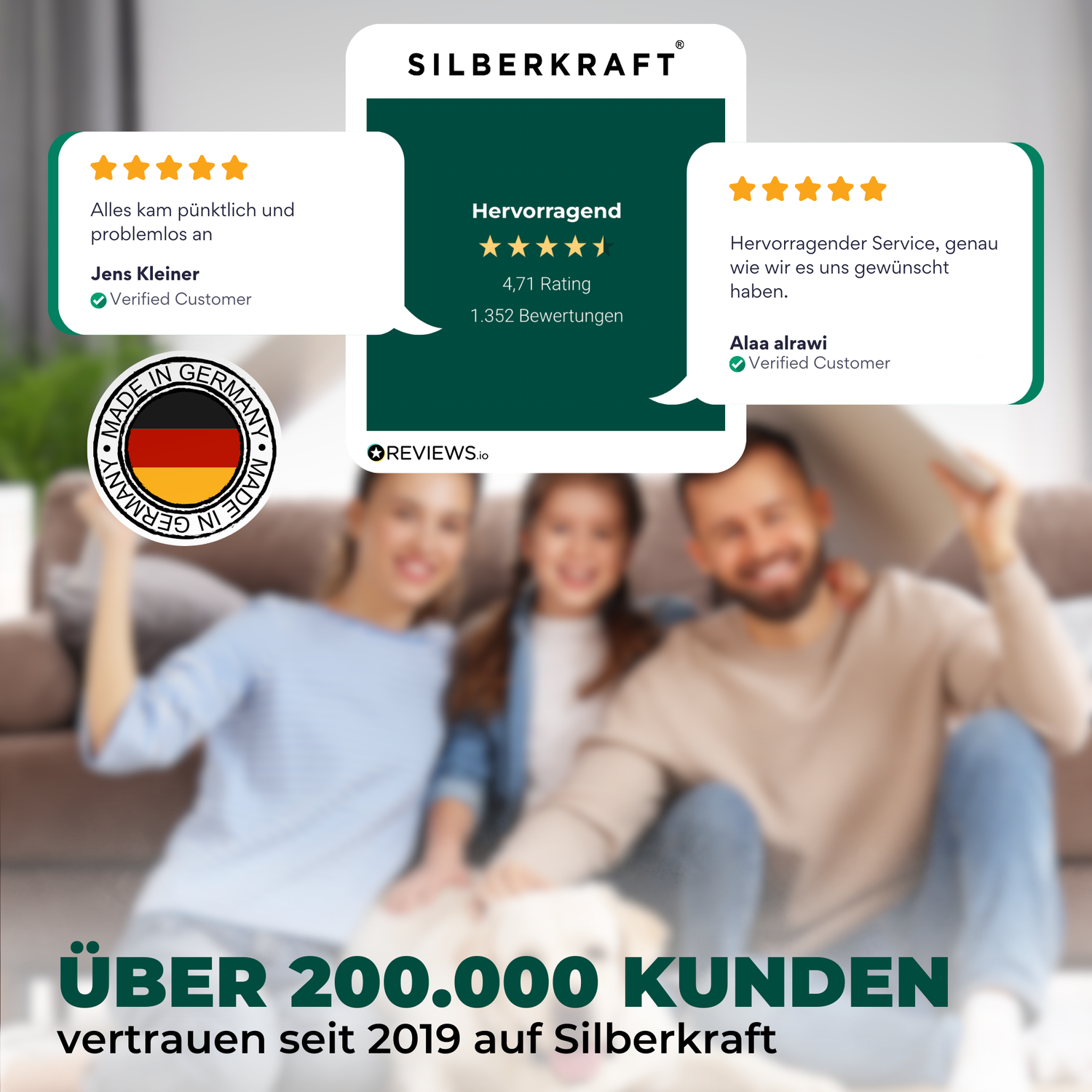 Silberkraft Kundenbewertungen – über 200.000 Kunden vertrauen seit 2019 auf Schädlingsfallen 