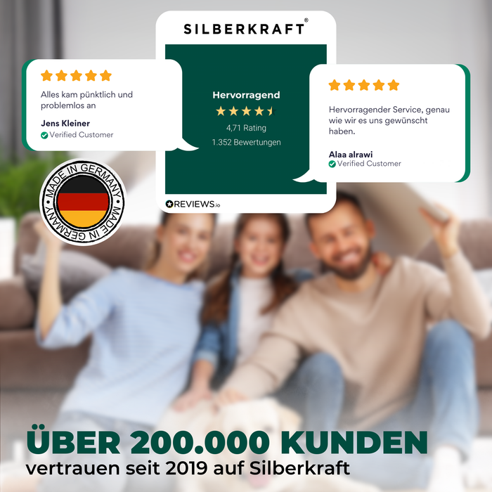 Silberkraft Kundenbewertungen – über 200.000 Kunden vertrauen seit 2019 auf Schädlingsfallen 