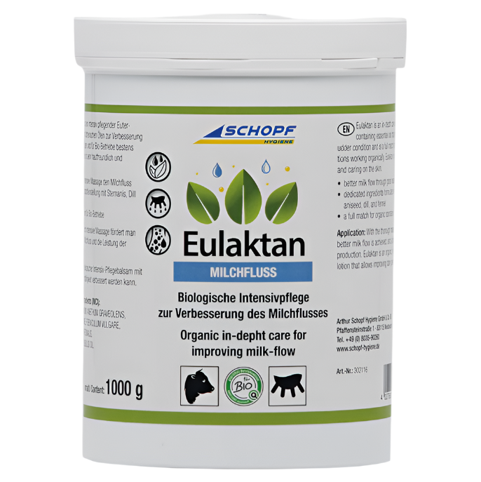 Eulaktan : Baume pour la mamelle aux huiles essentielles pour la vitalité des quartiers de la mamelle