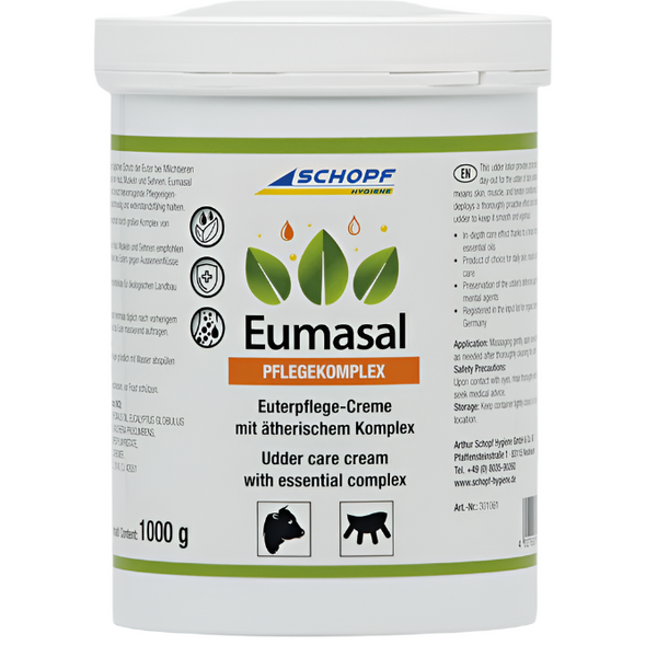 Système Eumasal : crème de mamelle pour animaux laitiers - Silberkraft