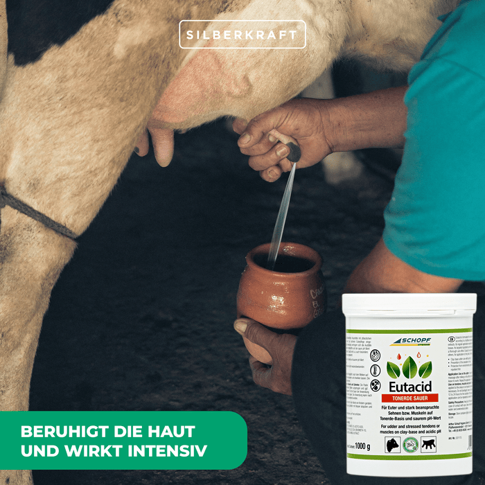 Baume à l'argile eutacide : soin polyvalent des mamelles et des articulations des vaches