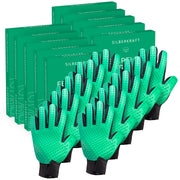 gant de toilettage pour chien, chat, cheval; Lapins et autres animaux de compagnie - soin doux grâce à 256 picots - effet de massage - taille unique - à poils longs ou courts