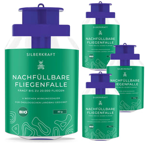 Nachfüllbare Fliegenfalle - Silberkraft