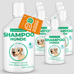 Shampoing pour chien à l'huile de Neem pour chiens et chiots - produit de soin shampoing sensible contre les démangeaisons et les odeurs, shampoing pour chiens pour fourrure bien soignée - Silberkraft
