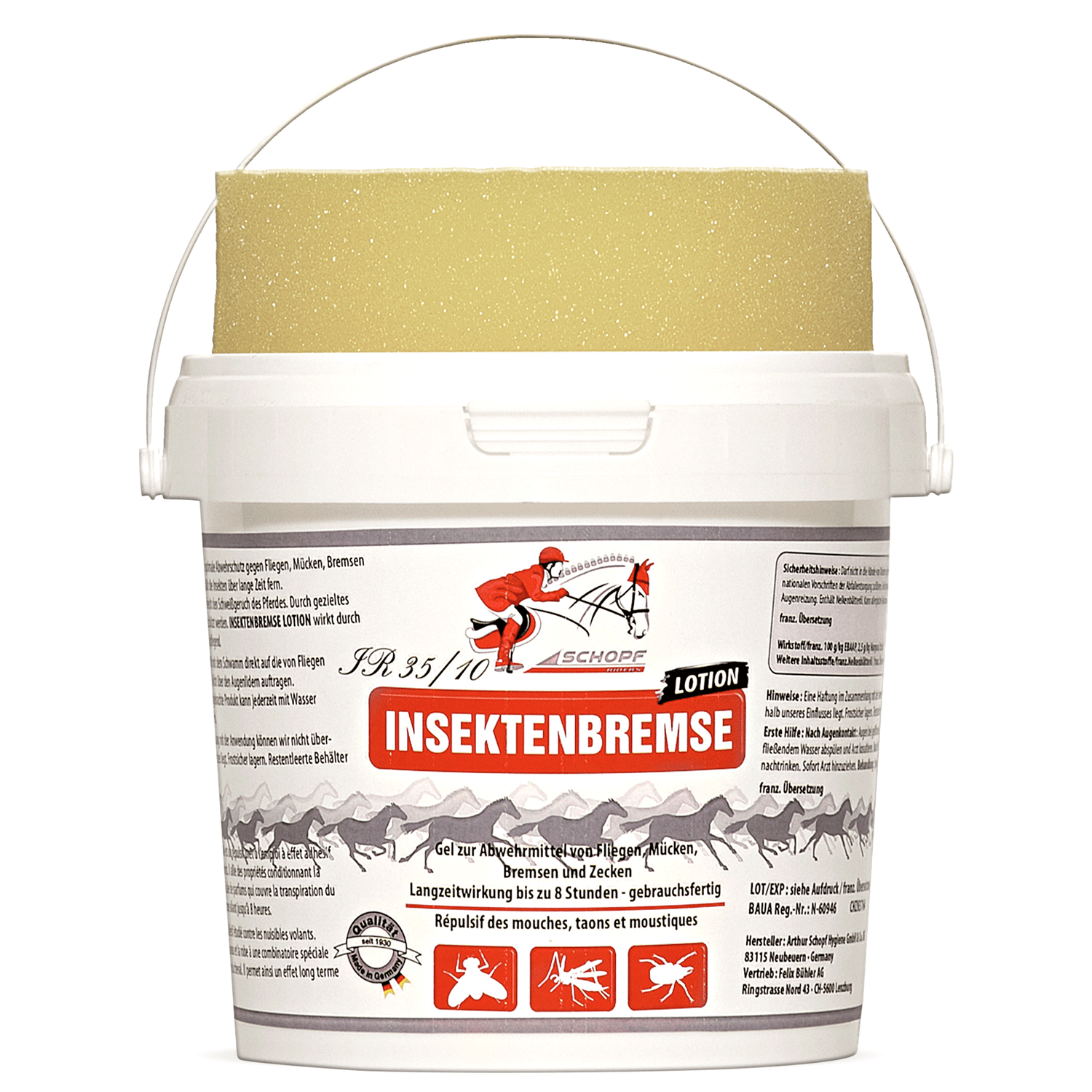 Lotion anti-insectes pour chevaux