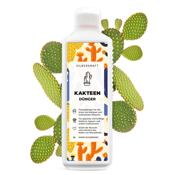 Engrais pour cactus - Engrais liquide minéral NPK avec azote - Engrais pour cactus et plantes succulentes - Fertiliser les cactus - Silberkraft