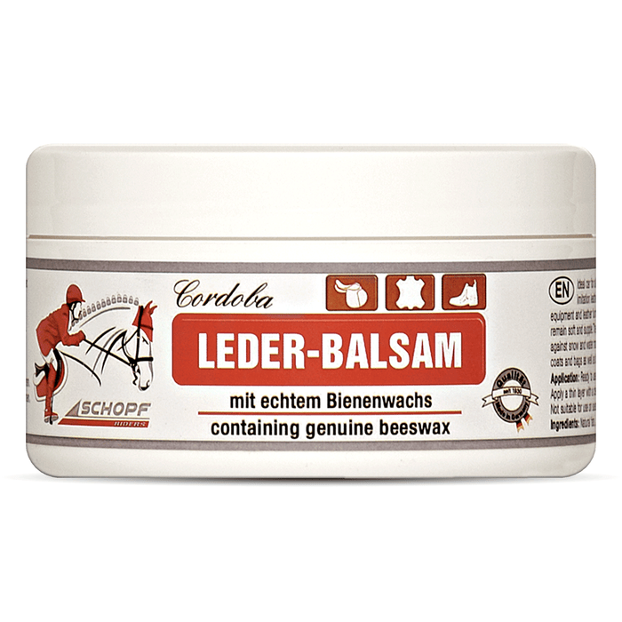 Baume pour cuir à la cire d'abeille : soin optimal du cuir de selle et du cuir lisse