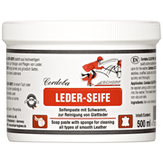 Entretien du cuir lisse : Pâte de savon très efficace pour l'équipement du cheval