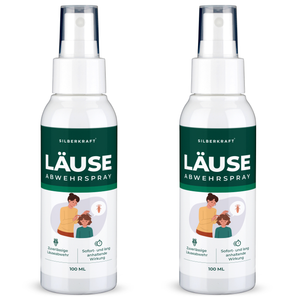Kopfläusespray | Läuseabwehrspray Spray gegen Läuse / Kopfläuse - Silberkraft