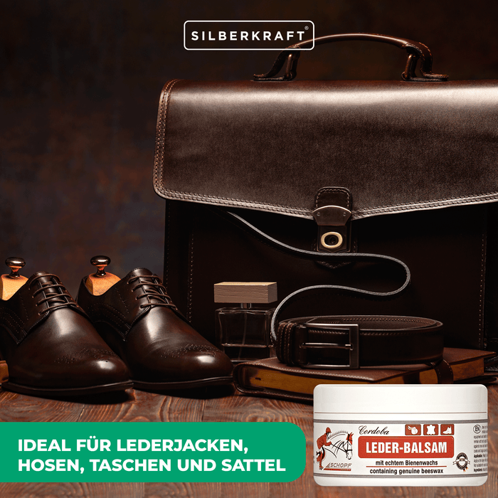 Baume pour cuir à la cire d'abeille : soin optimal du cuir de selle et du cuir lisse