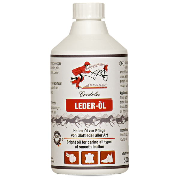 Huile de cuir de haute qualité pour selles, brides et bottes d'équitation - Silberkraft
