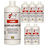 Huile de lin naturelle pour chevaux : Complément oméga-3 de haute qualité pour un pelage brillant et une digestion optimale - Silberkraft