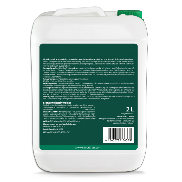 Spray répulsif souris