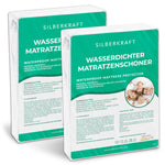 Housse de matelas anti-acariens enveloppant linge de lit - Silberkraft