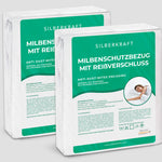 Housse anti-acariens - protection complète du matelas avec fermeture éclair - Silberkraft