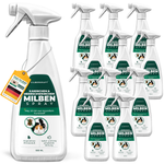 Spray anti-acariens pour lapins et cochons d'Inde Silberkraft - Multipack avec plusieurs flacons pulvérisateurs de 500 ml pour un contrôle efficace des acariens. Effet immédiat et durable contre les acariens chez les rongeurs et leur environnement. Emballage durable fabriqué à partir de plastique recyclé. Avec un agréable parfum de citron. Fabriqué en Allemagne.