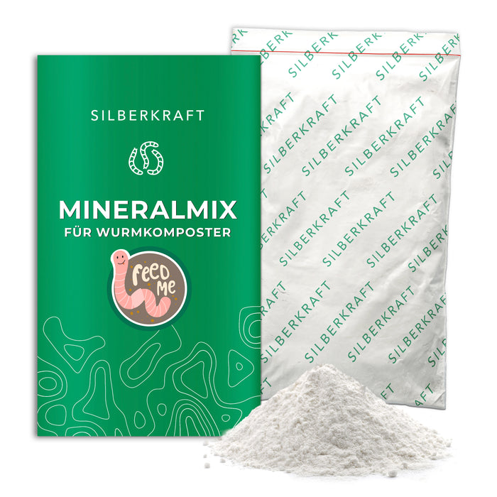 Wurmfutter / Mineral-Mix für Wurmkomposter und Kompost-Würmer - Silberkraft