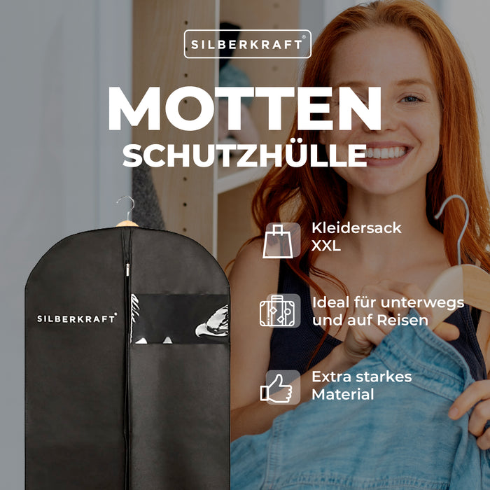 Kleidersack mit Reißverschluss - Silberkraft