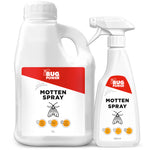 Spray anti-mites BugPower contre les mites des vêtements et des aliments - avec effet renversant - Silver Power