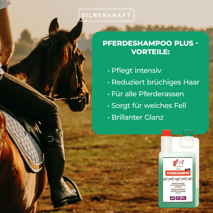 Horse Shampoo Plus : pour un pelage de cheval sain et brillant